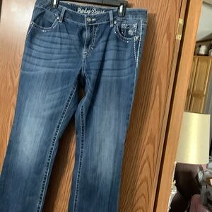 Harley-Davidson Dark Blue Denim Pants